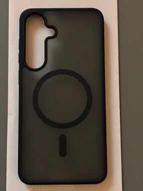 Matte Black Magnetic Wireless Charging Phone Case